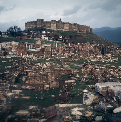 Castelo Otomano de Ayasuluk, Selcuk, Província de Izmir, Turquia de Benjamin Baud