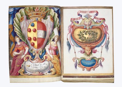 Páginas do Álbum Amicorum de Philipp Hainhofer, 1596-1633 de Unbekannt