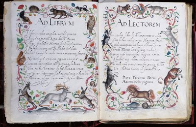 Páginas do Álbum Amicorum de Philipp Hainhofer, 1596-1633 de Unbekannt