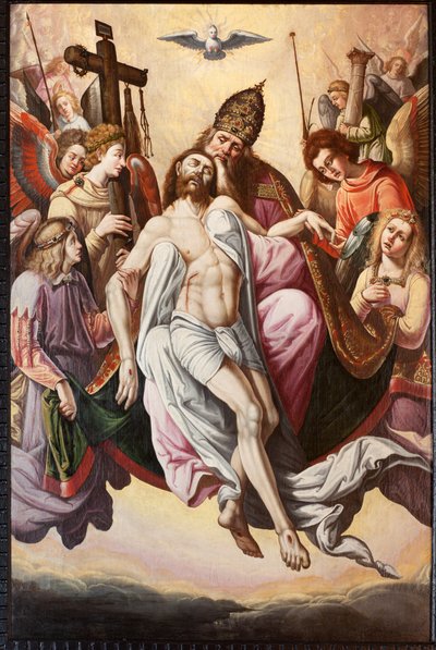 Igreja Paroquial (Parochiale kerk Sint-Dionysius van Lede). Interior. O coro. Um quadro. Assunção. de Unbekannter Künstler