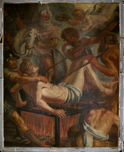 Igreja Paroquial (Igreja Paroquial de St Laurentius). Pintura. de Unbekannter Künstler