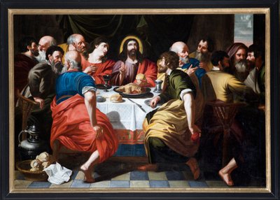 Igreja Paroquial (Parochiekerk Sint-Pieter). Pintura. A última ceia. de Unbekannter Künstler