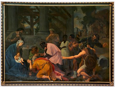 Igreja Paroquial (Parochiekerk Sint-Salvator). Interior. Pintura. Adoração dos Magos. de Unbekannter Künstler