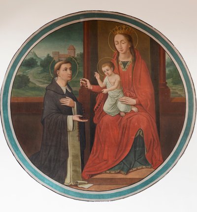 Igreja paroquial (St Denijs-Boekel, igreja paroquial de St Denijs). Corredor Norte. Uma pintura de parede. de Unbekannter Künstler