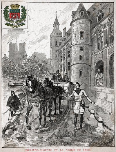 Philippe Auguste. Philippe II da França. de Nicolas Liez