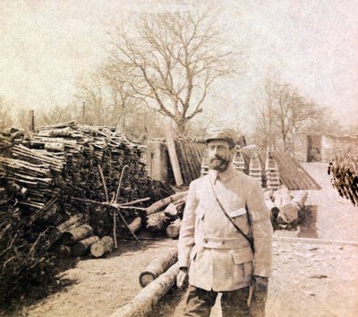 Fotografia de um álbum pessoal de um tenente de infantaria durante os primeiros meses da Primeira Guerra Mundial de Unbekannt