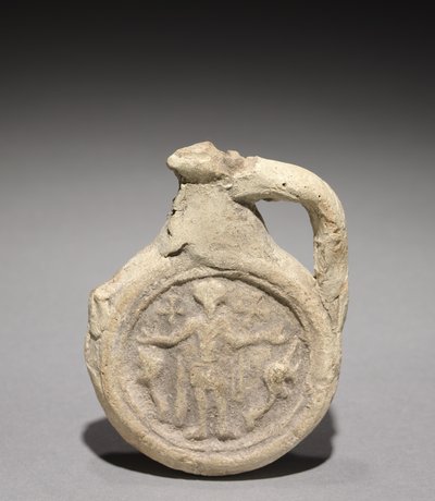 Frasco do peregrino com Saint Menas, 500-700 de Unbekannt