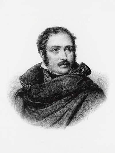 Retrato de Eugene de Beauharnais (1781-1824), soldado francês, príncipe do primeiro império e vice-rei da Itália de 1805 a 1814, gravura de William M. Timlin