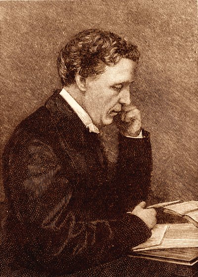 Retrato de Lewis Carroll de Unbekannter Künstler