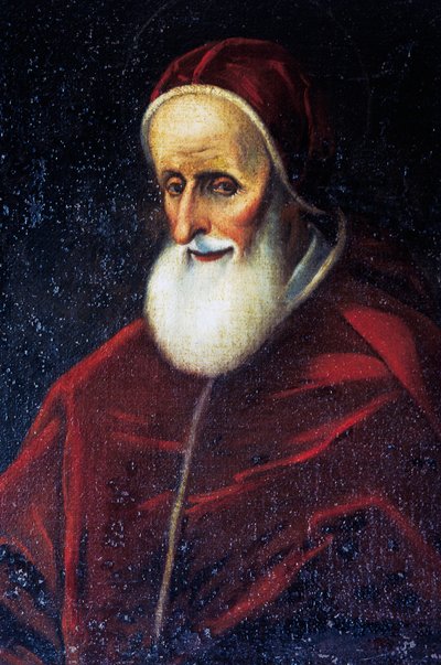 Retrato do Papa Pio V (Bosco Marengo de Benjamin Baud