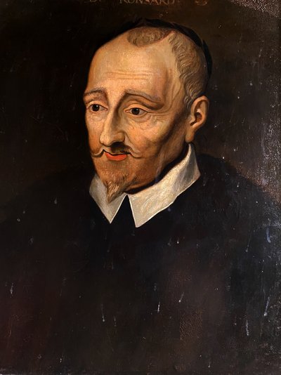 Retrato de Ronsard. Priorado de Saint-Cosme, Touraine (pintura) de Unbekannter Künstler