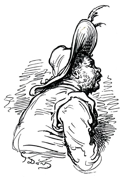 Retrato de Sancho Pança de Unbekannter Künstler