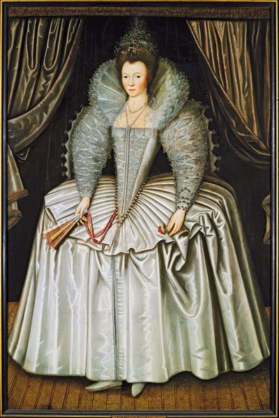 Retrato de uma senhora, identificada como Elizabeth Howard, c.1595-1605 de Unbekannt