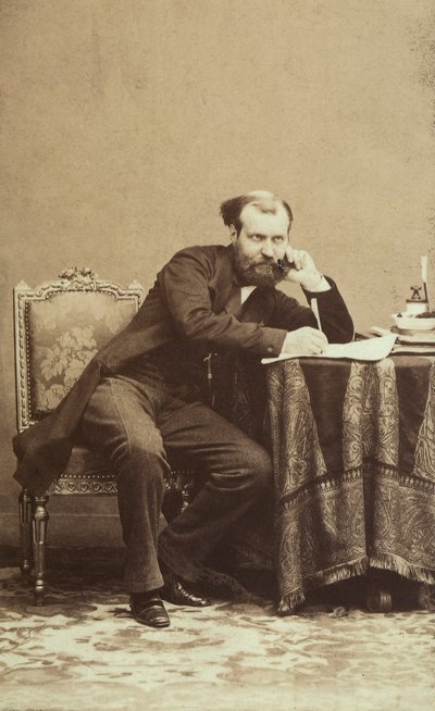 Retrato do famoso compositor francês Charles Gounod de Unbekannter Künstler