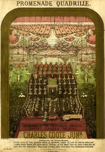 Capa da partitura da Promenade Quadrille de Unbekannter Künstler