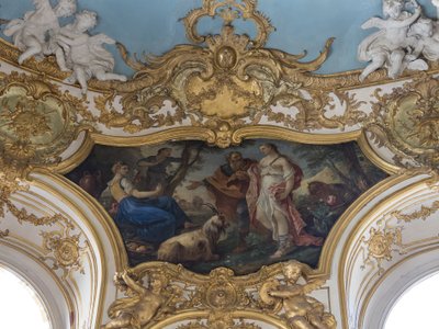 Psique em pastores. Pintura de Charles Joseph Natoire (1700-1777) de Unbekannt