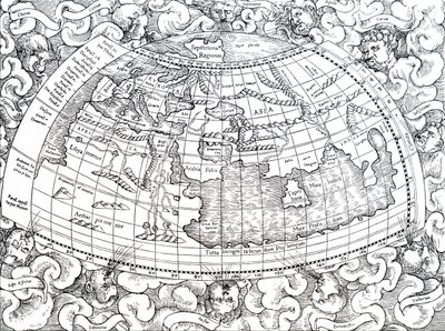 Ptolomeu de Alexandria, o mapa do mundo então conhecido. de Unbekannt