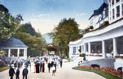 Banhos de rádio de Kreuzbad, c. 1910 (postal) de Unbekannter Künstler