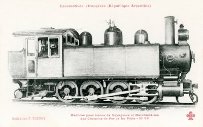 Carruagem ferroviária da Argentina de Unbekannter Künstler