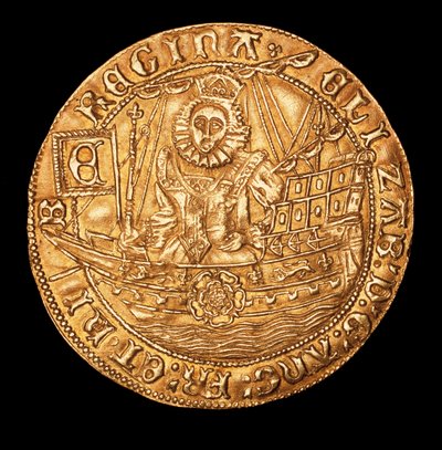 Moeda Rara, Inglaterra Ouro Real Rainha Isabel I de Unbekannter Künstler