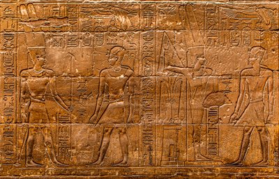 Alívio, Templo de Luxor, Tebas, Egipto, África (foto) de Unbekannter Künstler