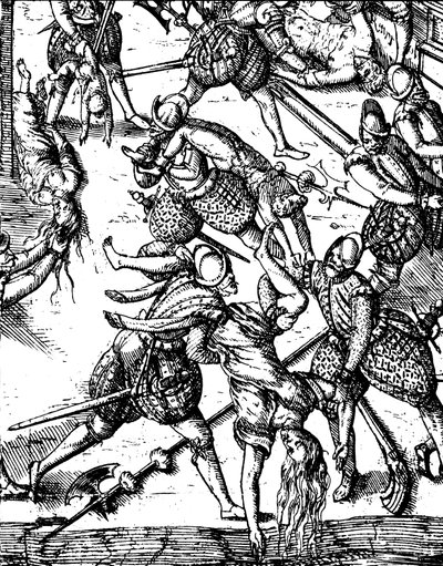 Guerras religiosas. Massacre de São Bartolomeu (Saint-Barthelemy, Saint Barthelemy), 24 de agosto de Unbekannt