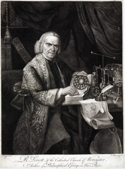 Richard Lovett, físico britânico, c 1750-1780 de Unbekannt