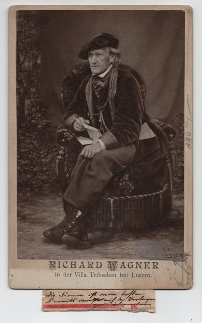 Richard Wagner (1813-1883) (1868, fotografia) de Unbekannter Künstler