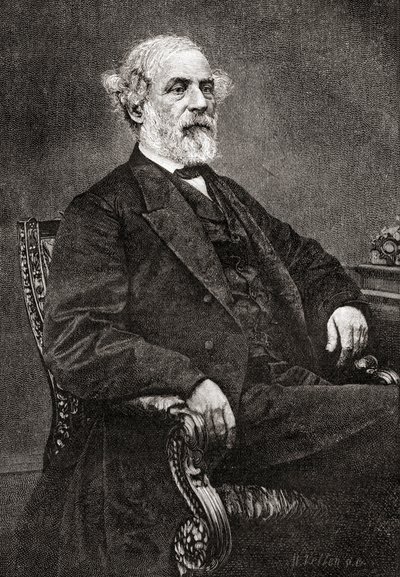 Robert Edward Lee, da revista The Century Magazine, publicada em 1887 (gravura) de Unbekannt