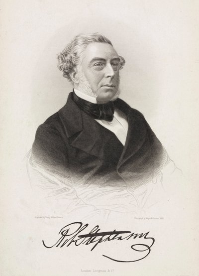 Robert Stephenson, engenheiro mecânico e civil inglês, c 1850s de Unbekannt