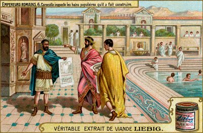 Imperadores romanos - Extrato de carne de Liebig - cartão de coleção de Unbekannter Künstler