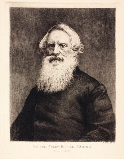 Samuel F B Morse, artista americano e o inventor do código Morse, c 1870 de Unbekannt