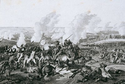 Batalha de Leipzig de Unbekannter Künstler