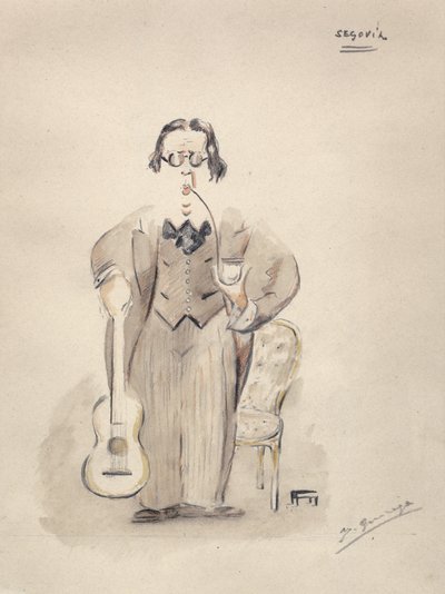 Segóvia, Espanha, c.1925 (esboço) de Unbekannter Künstler