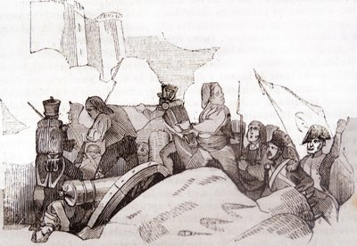 Cerco das Rosas, Guerra Peninsular de Unbekannter Künstler