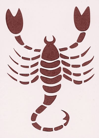 Signo do Zodíaco: o escorpião (signo astrológico: escorpião) Colecção privada de Unbekannter Künstler