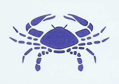 Signo do zodíaco: cancro (signo astrológico: cancro) Colecção privada de Unbekannter Künstler