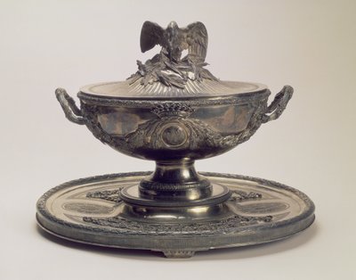 Uréola de prata e estande do Saltykov Service, de Robert Joseph Auguste (1725-1805), Paris de Unbekannt