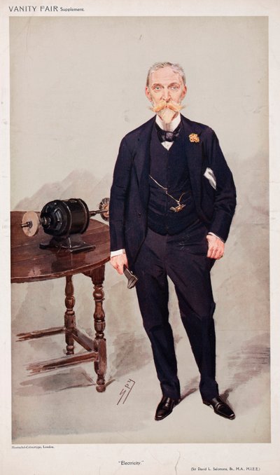 Sir David Salomons, pioneiro do automobilismo inglês de Unbekannt