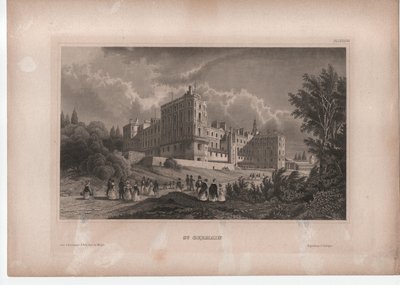 Castelo de St. Germain perto de Paris de Unbekannter Künstler