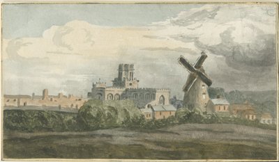 Stafford - North West View: pintura em aquarela, n º [ Século XIX] de Unbekannt