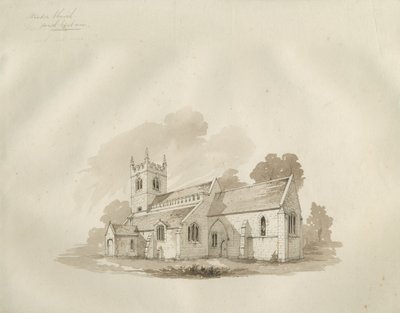 Igreja Standon: desenho a caneta e tinta, sd [ Meados do séc. XIX] de Unbekannt