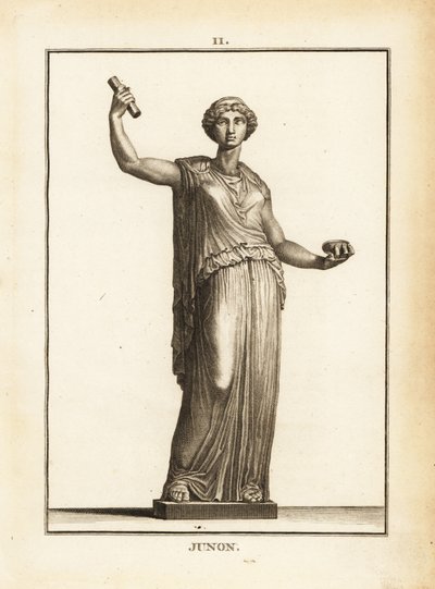 Estátua da deusa romana Juno, rainha dos deuses de Unbekannt