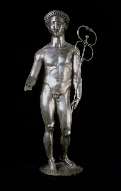 Estatueta de Mercúrio, séc. II-3º a.C. (prata) de Unbekannt