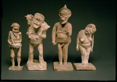 Estatuetas de Atores e Atrizes, Hellenistic, c.325-50 BC (terracota) de Unbekannt