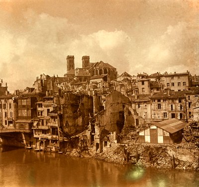 Placa de vidro estereoscópica na Primeira Guerra Mundial de Unbekannt