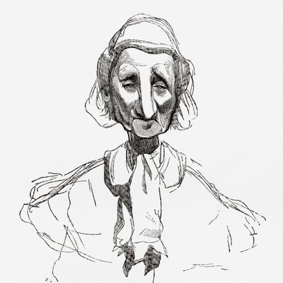 Strasbourgeoise, após uma obra de Gustave Dore, ilustração de 
