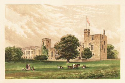 Castelo de Sudeley, 1880 (gravura) de Unbekannter Künstler