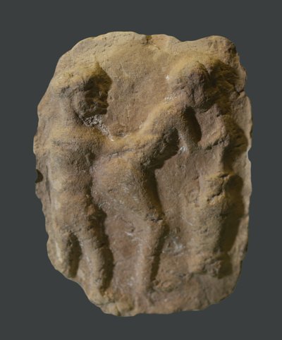 Tablete que descreve a relação sexual. Mesopotâmia, c.2000-1600 AC de Unbekannt
