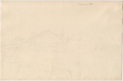 Castelo de Tamworth: desenho a lápis, séc. XIX] de Unbekannt